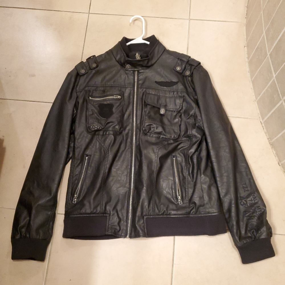 Affliction black premium coat